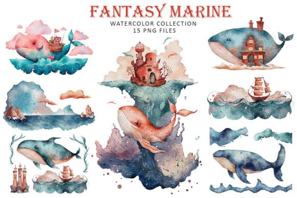 Download Fantasy Marine Life - Marine life Collection